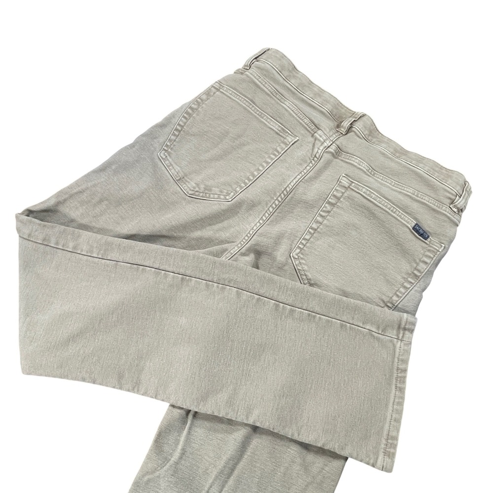 Jachs NY Mens Khaki Tan Stretch Pants 31x29.5 Straight 5-Pocket Trousers 1776788